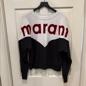 Isabel Marant Houston Logo Cotton-Blend Sweatshirt
